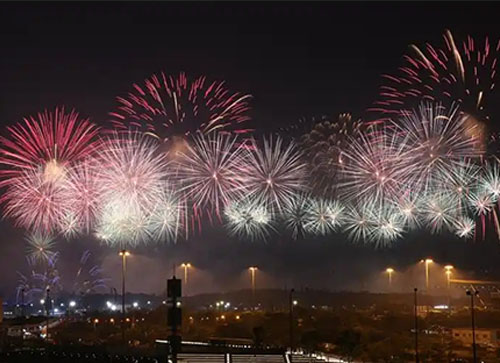 布拖县焰火晚会